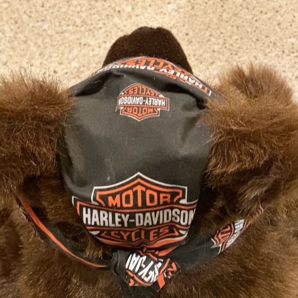 Harley-Davidson 2000 Bean Bag Plush Biker Bear Doo Rag - 15” with Tags VTG - Picture 13 of 16